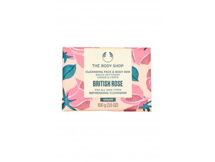 The Body Shop Tělové a pleťové mýdlo British rose 100 g