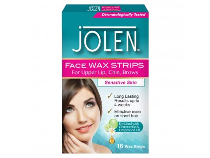 387830 jolen face wax strips