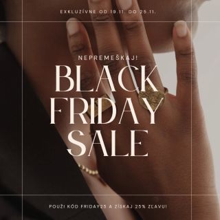 🖤 Black Friday je tu!🖤 Od dnešného dňa môžete nakupovať na Beautyfly.sk s jedinečnou zľavou 25 % na všetko! 🌟 ✨ Kozmetika,...