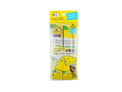 Okuchi ústní voda odstraňující nečistoty, 5x11ml - citrón