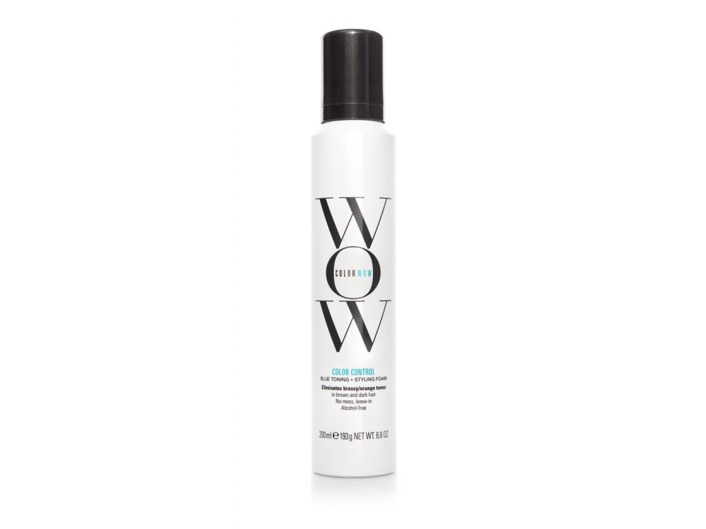 color wow color control blue toning and styling foam