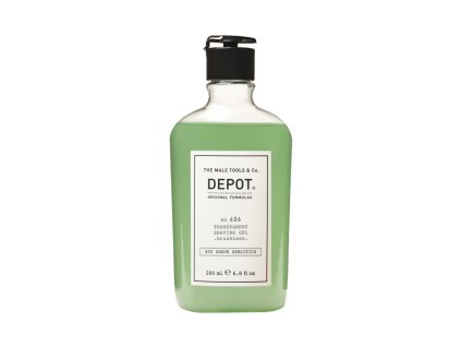 no 406 transparent shaving gel brushless 200 ml nepenivy gel na holeni