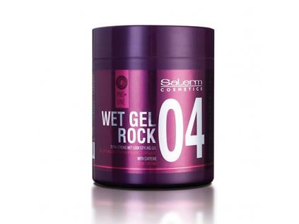 Salerm Pro.Line 04 Wet Gel Rock gel na vlasy 500 ml  + Balzám na rty Salerm Beauty line