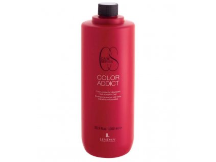 Lendan Color Addict šampón pro barvené vlasy 1000 ml  + Balzám na rty Salerm Beauty line