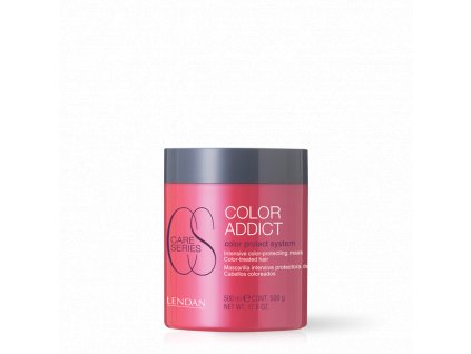 Lendan Color Addict maska pro barvené vlasy 500 ml  + Balzám na rty Salerm Beauty line