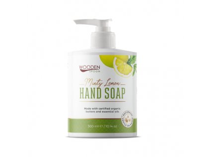 Wooden Spoon tekuté mýdlo máta citron 300 ml