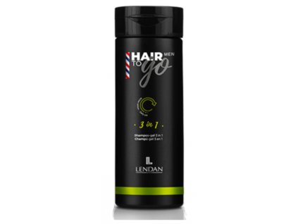 Lendan Hair to Go Men 3in1 sprchový šampón pro muže 100 ml