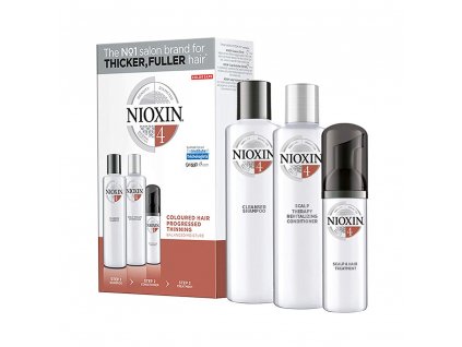 Nioxin System 4 Cleanser sampon 150ml Scalp Revitaliser kondicioner 150ml Scalp Treatment 40ml