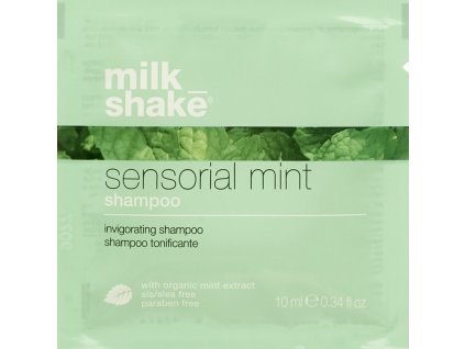 sensorial mint shampoo 10ml sample milkshake