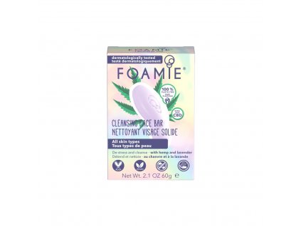 foamie cleansing face bar i beleaf in you with cbd and lavender oil