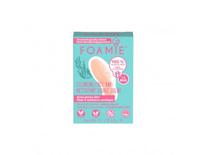 foamie cleansing face bar don t spot me now acne prone skin deep pore cleansing