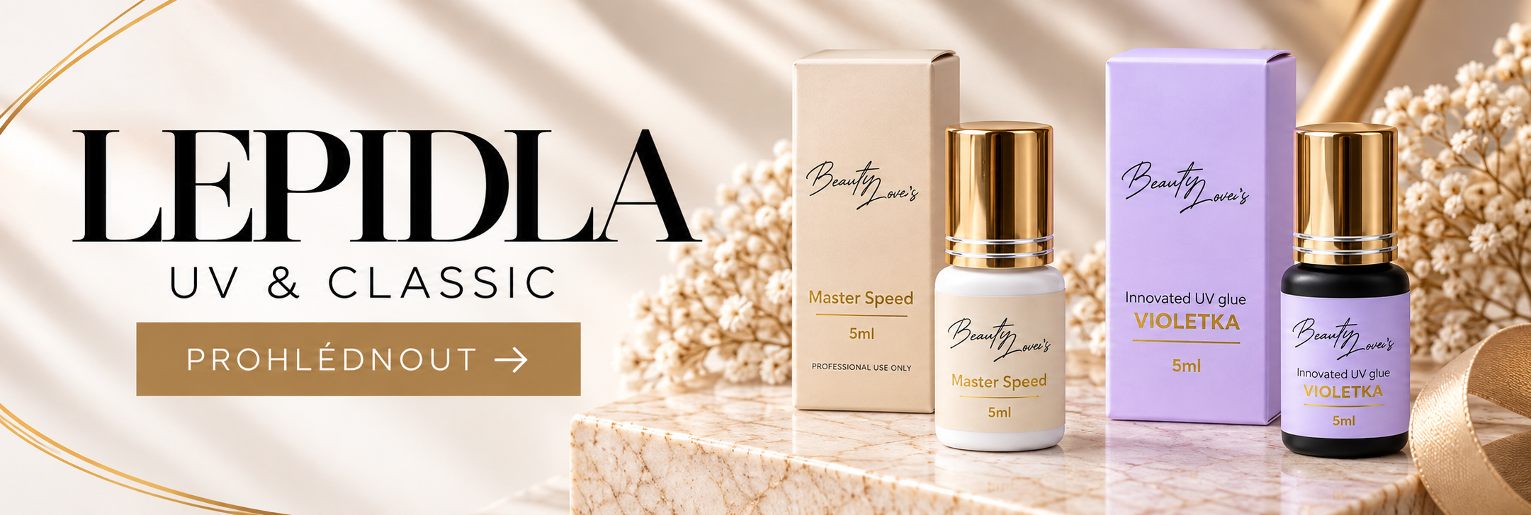 Profesionální lepidla BeautyLovers