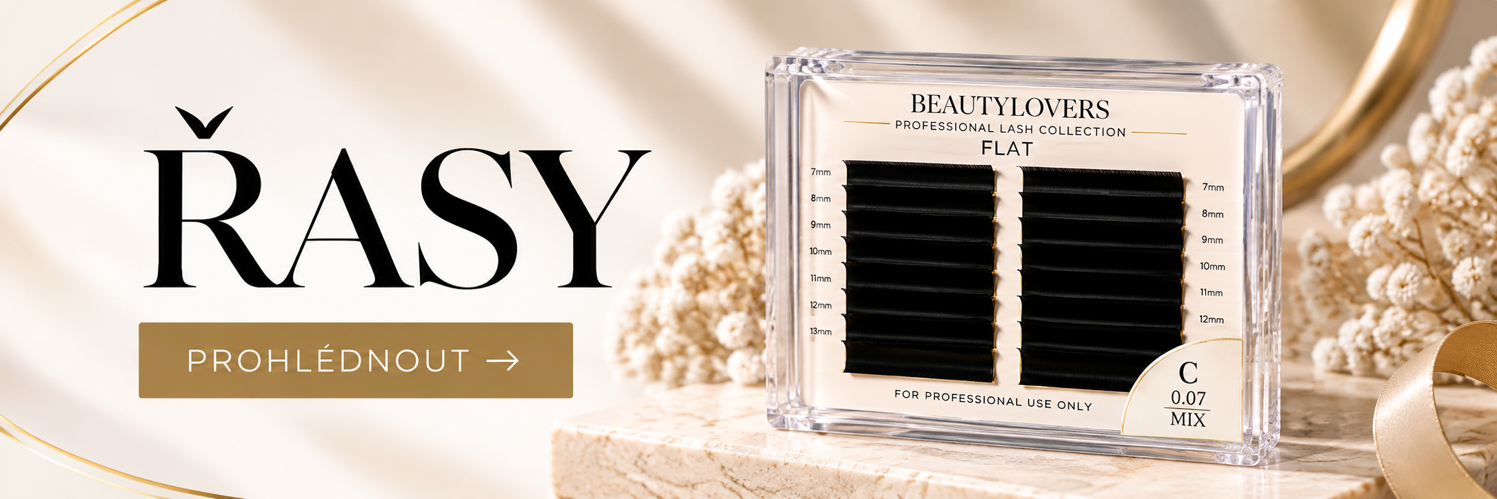 Profesionální řasy BeautyLovers