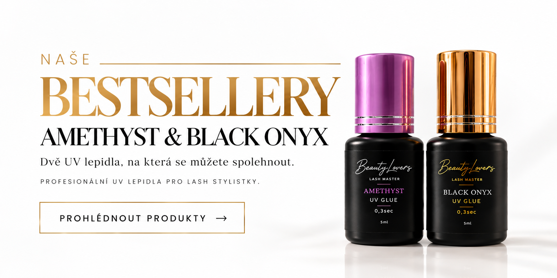 Předobjednávka UV lepidla Amethyst BeautyLovers