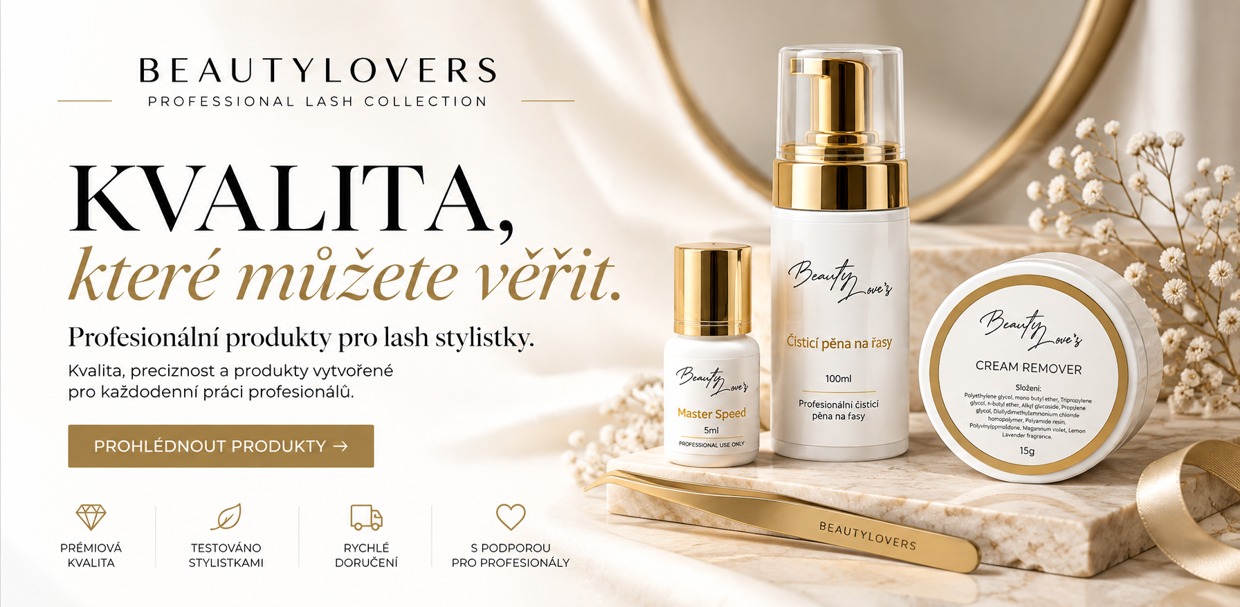BeautyLovers – profesionální produkty pro lash stylistky