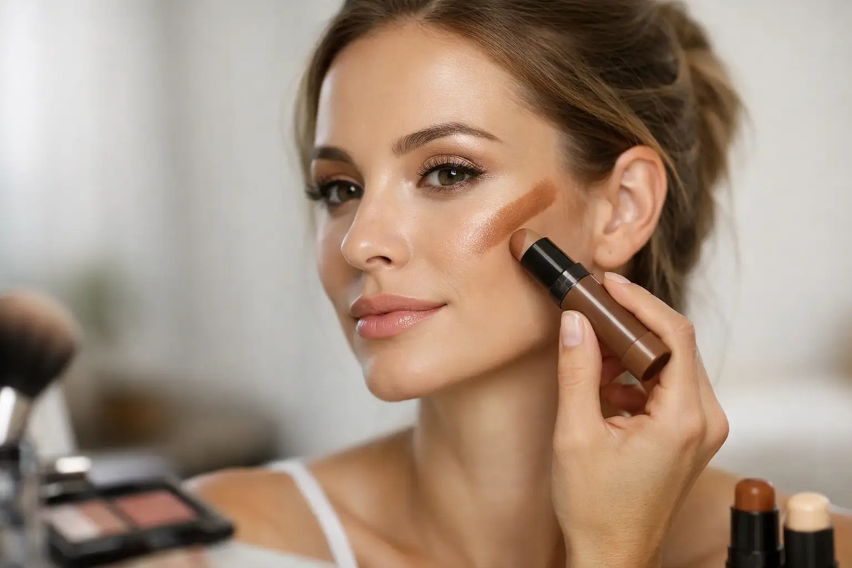 Jak používat contour stick bez tvrdých čar