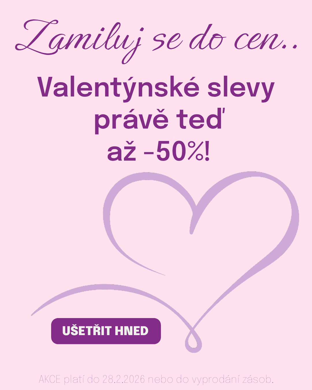 Valentynske slevy mobil