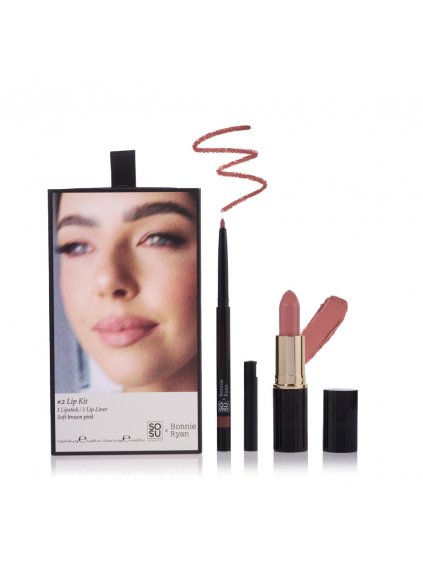 SOSU Cosmetics x Bonnie Ryan Lip Kit Soft Brown Pink – Beauty Manifesto