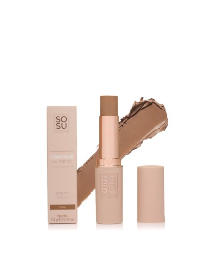 SOSU Cosmetics Contour On The Go Cream Stick Cool, konturovací tyčinka - Beauty Manifesto