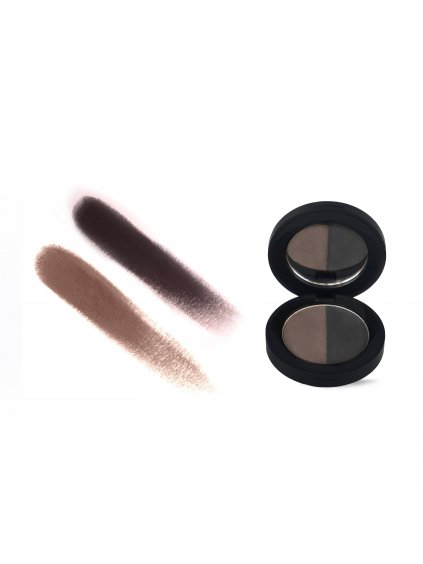 Stíny na obočí Bouncy Brow Duo medium/dark - Beauty Manifesto