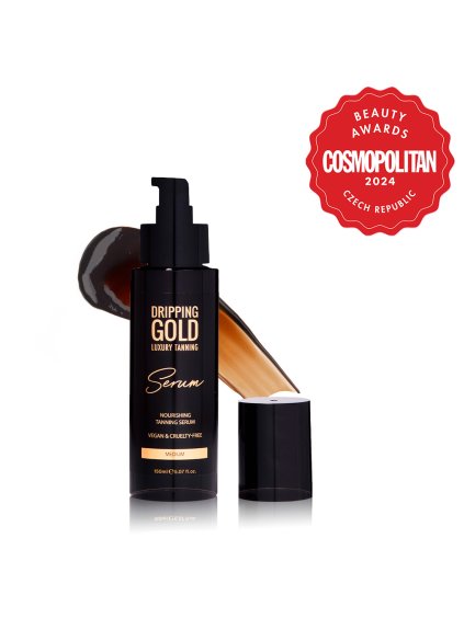 Samoopalovací sérum Dripping Gold Dark - Beauty Manifesto