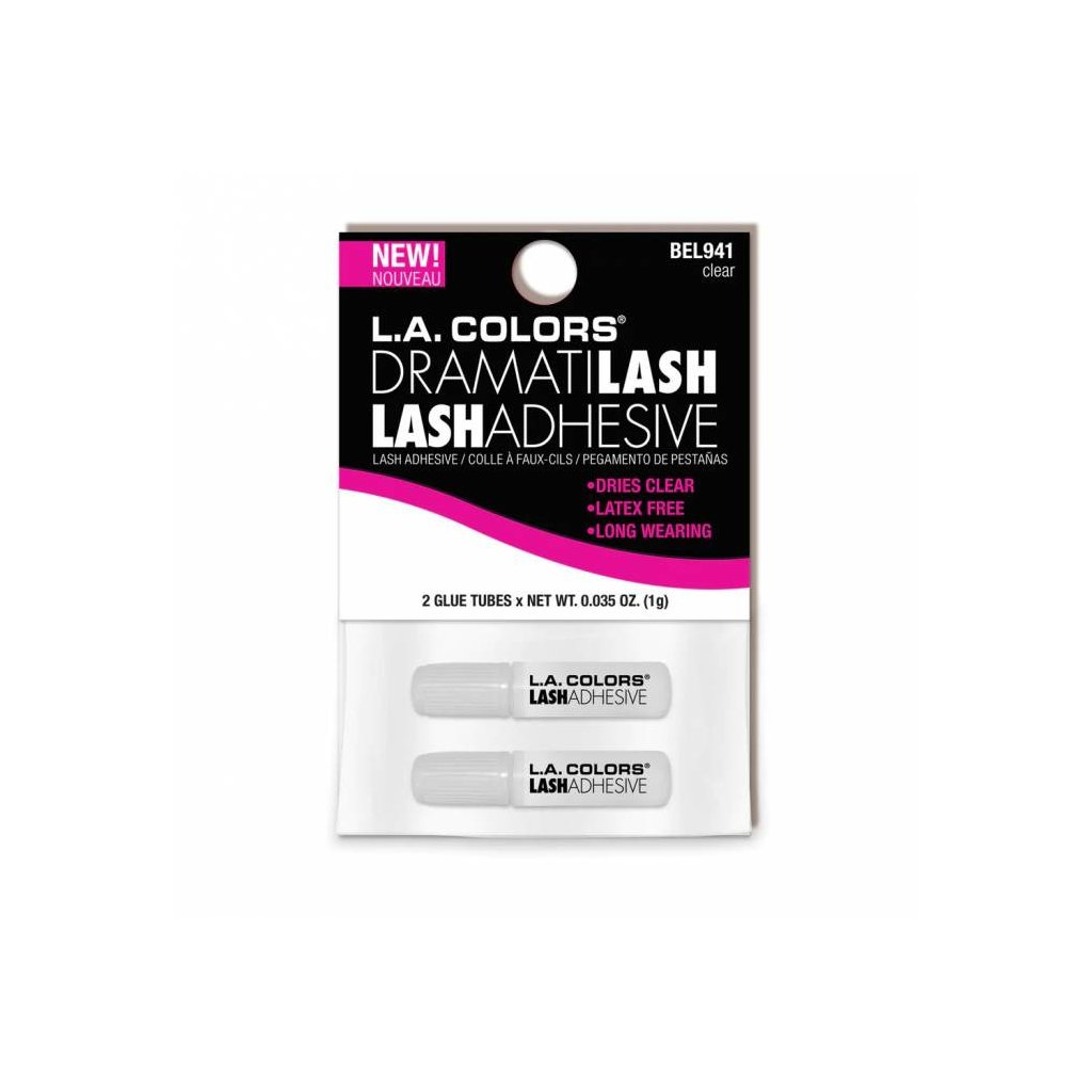 L.A. Colors Travel Eyelash Glue - Clear 1g