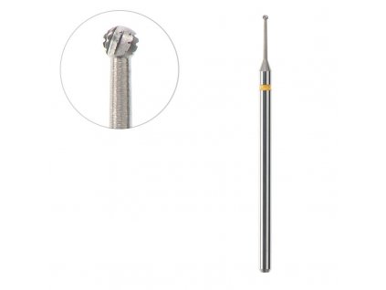 Frézka na pedikúru ocelová kulička 1,0/1,0m ACURATA