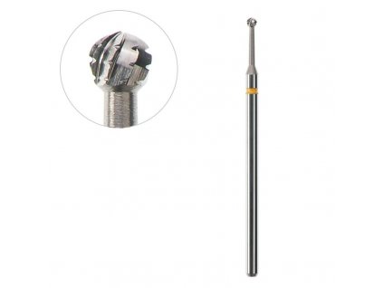 Frézka na pedikúru ocelová kulička 1,8/1,8mm ACURATA