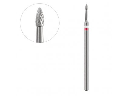 Frézka na pedikúru ocelový ovál 1,4/3,2mm ACURATA