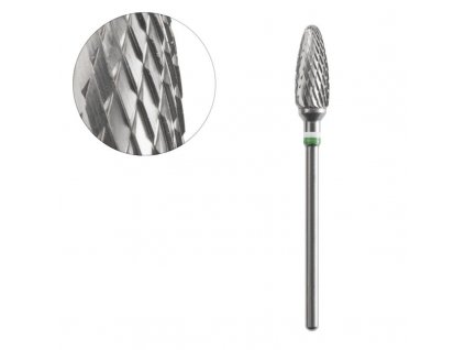 Frézka na pedikúru ocelový ovál 6,0/14,0mm ACURATA 2