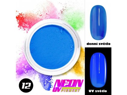 Pyl na zdobení nehtů NEON UV pigment 12