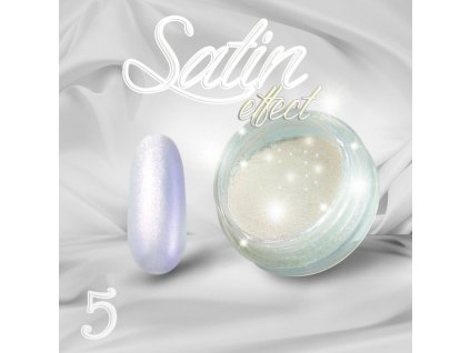 Prášek na zdobení nehtů SATIN effect 05 Blue