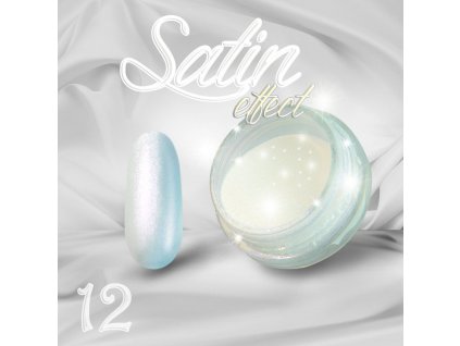 Prášek na zdobení nehtů SATIN effect 12 Heavenly