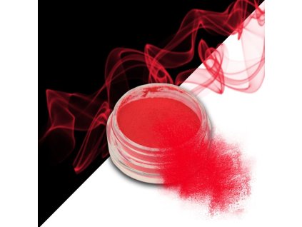 Nehtový prach SMOKE NAILS - kouřový efekt 07 NEON RED GRAPEFRUIT