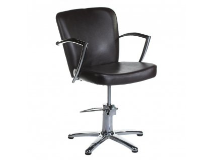 Kadeřnické křeslo LIVIO BD-1003 hnědé