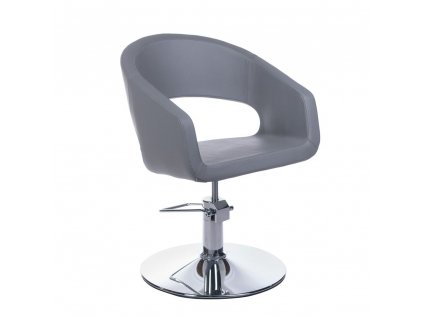 Kadeřnické křeslo Paolo BH-8821 světle šedé