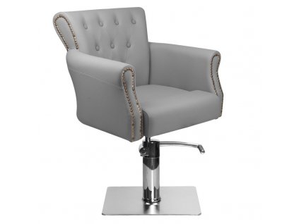 Kadeřnické křeslo BER 8541 šedé