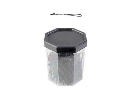 Vlasové spony E-62 - 4,9 cm 150 ks - černá