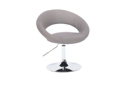 Židle NAPOLI na stříbrném talíři - šedá