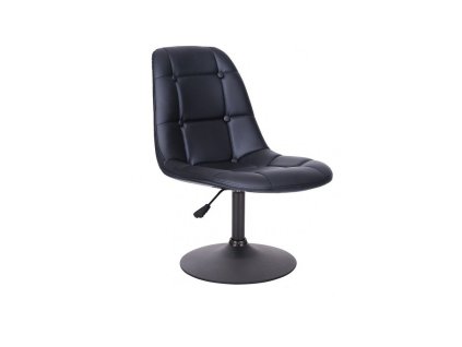 Židle SAMSON na černém talíři - černá