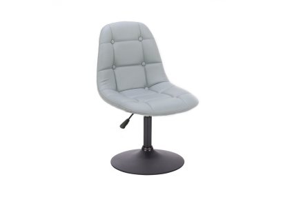 Židle SAMSON na černém talíři - šedá