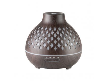 Aroma difuzér zvlhčovač SPA 10 tmavé dřevo 400 ml + časovač