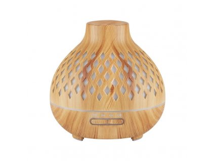 Aroma difuzér zvlhčovač SPA 10 světlé dřevo 400 ml + časovač