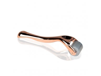 Dermaroller pro mezoterapii 0,75 mm 192 titanové jehly - zlatorůžový