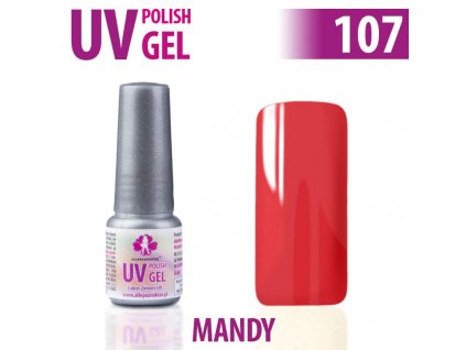 107.UV gel lak na nehty hybridní MANDY 6 ml