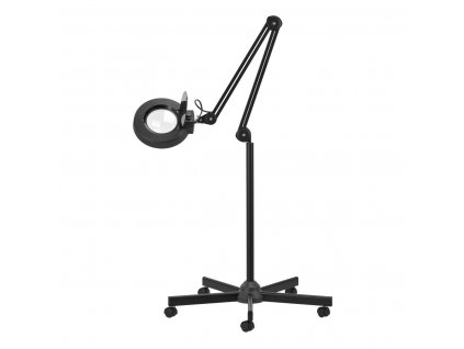 LED LAMPO-LUPA S5 s regulací intenzity světla, na stativu - černá