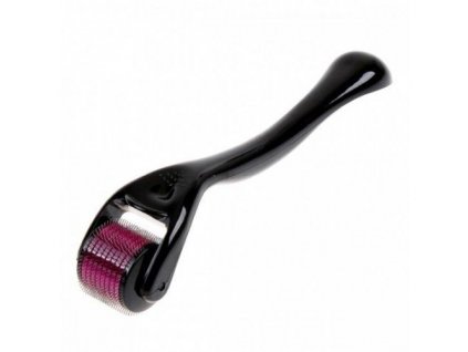 Dermaroller 0,2mm (540 jehliček) ocelové jehly - černý