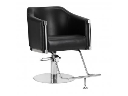 GABBIANO Kadeřnické křeslo Burgos - černé