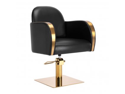 GABBIANO Kadeřnické křeslo Malaga - zlato černá