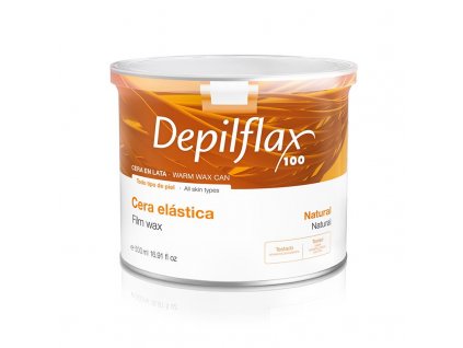 Depiflax 100 flexibilní depilační vosk dóza 500 ml přírodní